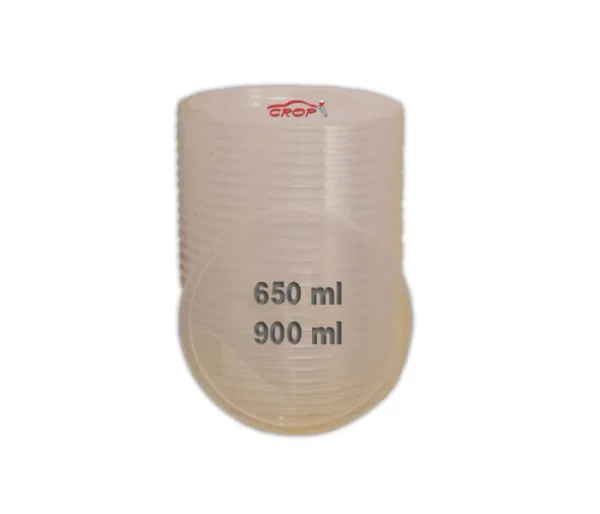 50 lids for 650 ml and 900 ml cups - MCLS 0650 from FINIXA