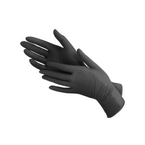 Gloves soft nitrile X-Large unpowdered black 100 pcs